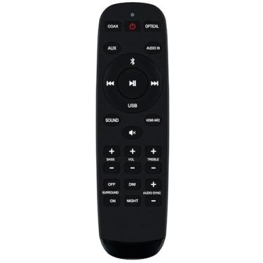 Imagem de Substitua o controle remoto da barra de som compatível com Philips Soundbar HTL1510B/37 HTL1510B HTL1520B/37 HTL1520B HTL1510B/12 HTL1520B/98 HTL1520B/12