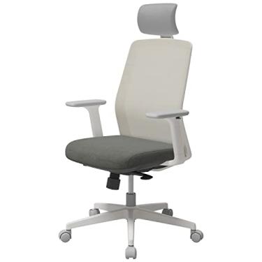 Imagem de SIDIZ T40 SE Cadeira de escritório ergonômica: Cadeira de escritório em casa confortável para usuários leves com trava de inclinação reclinável, encosto de cabeça, apoios de braço 3D, cadeira de mesa de computador traseira de malha, cadeira de jogos alternativa (cinza)