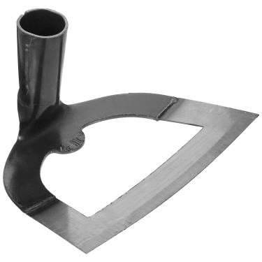 Imagem de Uonlytech Ferramentas de jardim enxada oca, enxada oca endurecida totalmente em aço, enxada de jardim pequena, pá de horta para capina e plantação de fazenda