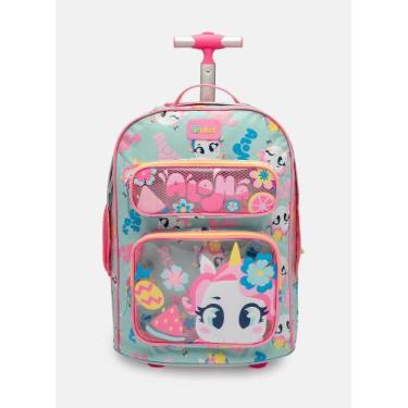 Imagem de Mochila com Rodinha Unicórnio Aloha - Puket, UN, Verde agua
