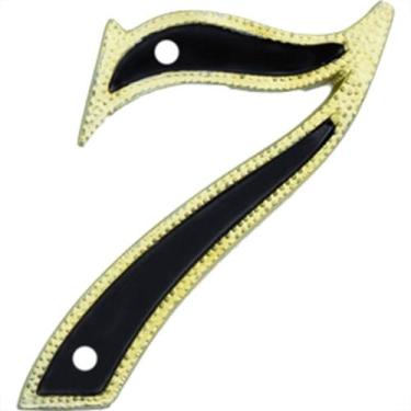 Imagem de Numero Residencial Colonial Luxo Metal Thompson No.7 - MAC FER