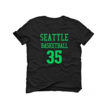 Imagem de Camiseta Basquete Cidade Seattle Basketball número 35 - Loja White Mam