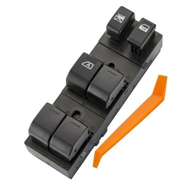 Imagem de ZAPOSTS Interruptor de janela elétrica serve para Nissan Cube 2009-2014. Interruptor mestre vidrios para porta de controle lateral do motorista dianteiro esquerdo substitui 254011FC0A, 254011FC1A
