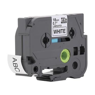Imagem de FITA ROTULADOR BROTHER COMPATÍVEL Tz Tz2 TzE Tze-241 BRANCA 18mm