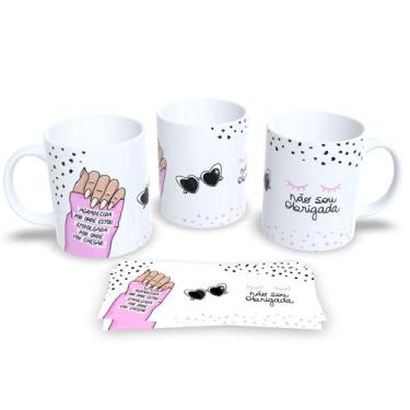 Imagem de Canecas de Porcelna Personalizadas dia Internacional da Mulher 8 de Ma