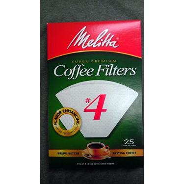 Imagem de Melitta Filtros de Café Nº 4 Papel Cone Branco