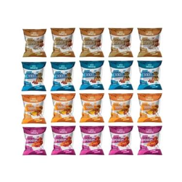 Imagem de Kit 20 Biscoito Fit Com Whey Protein Sortidos (férias)