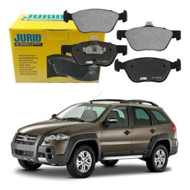 Imagem de Pastilha Freio Dianteira Palio Adventure Loc 1.8 2011 A 2020 - Jurid