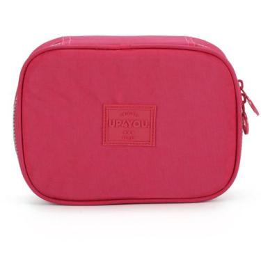 Imagem de Estojo Luxo Especial Crinkle Com Puxador Up4you Luxcel, Pink