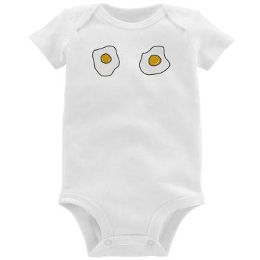 Imagem de Body Bebê Eggs - Foca na Moda, Branco, M