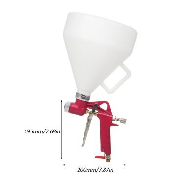 Imagem de Pulverizador de Tinta, Máquina de Pintura por Porta de Entrada de 1/4in Com Vasa de Spray de 6l, Corpo de Metal, Tamanhos de Bicos (4 mm/6mm/8mm), para Decoração Doméstica,
