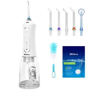 Imagem de Water Flosser WELLLEO WellLeo 300ml sem fio recarregável