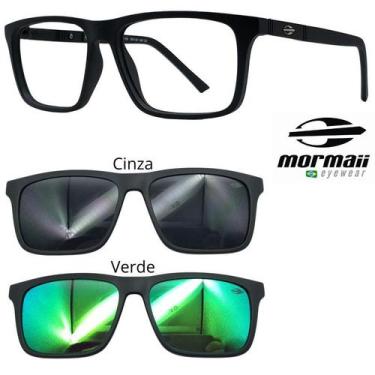 Imagem de Armação de Grau Mormaii Swap 4 6112 A14 com 2 Clipons CV, A14