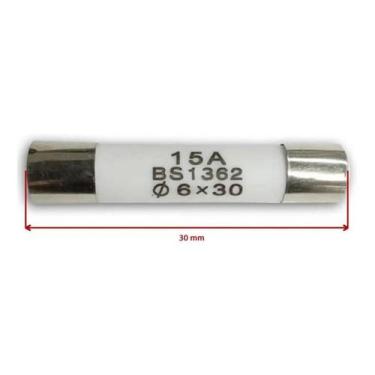Imagem de Fusível cerâmico microondas - Kit com 05 peças -15A -6x30 - 250v - Cer