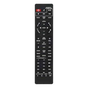 Imagem de Controle remoto de substituição compatível com alto-falantes Nakamichi Shockwafe Ultra 9.2/7.1/7.2 DTSX/SSE Soundbar DTSX/Dolby Atmos/SSE Sound Bar Home Cinema (não funciona com outros modelos)