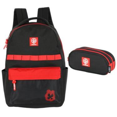 Imagem de KIT Mochila de Costas OFICIAL ENALDINHO - Luxcel MS47511UP Preto