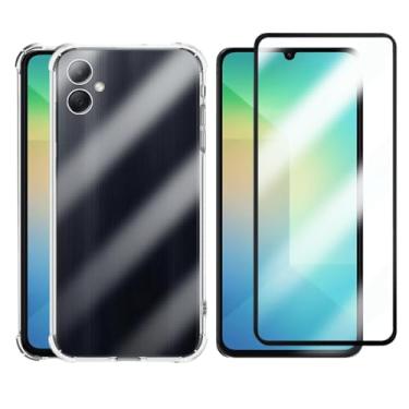 Imagem de Kit Capa Anti Impacto e Película De Vidro 3D 9D Para Samsung Galaxy A06