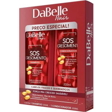 Imagem de Kit DaBelle Hair SOS Crescimento Shampoo e Condicionador