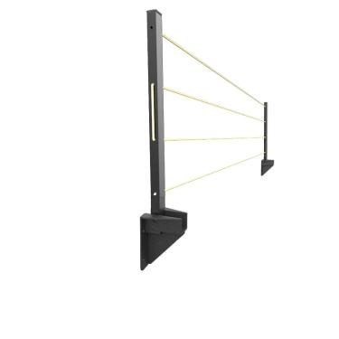 Imagem de Varal De Parede / muro Dobrável Articulável Basculante