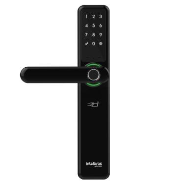 Imagem de Fechadura Smart Intelbras com Maçaneta Preta mfr 7000