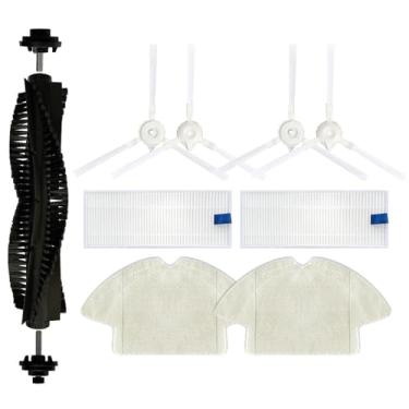 Imagem de HUAYUWA Kit de acessórios de aspirador de pó compatível com Rowenta X-plorer Series 75 RG7687, peças de substituição de aspirador de pó robô (não para X-plorer 75S/S75) (1 escova principal + 4 escovas
