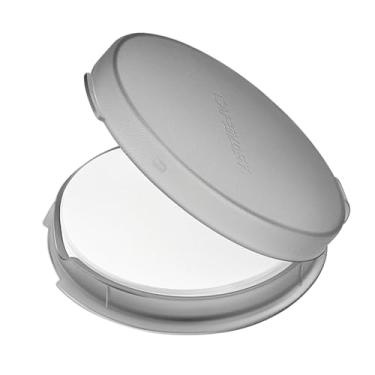 Imagem de Suporte de filtro de café com tampa para viagem, peça de substituição compatível com a máquina de café expresso Aeropress Original & Go com pacote de 50 filtros de papel de 64 mm