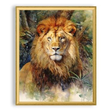 Imagem de Art Shoppe Arte de parede com impressão emoldurada, decoração de parede vintage para sala de estar, quarto, escritório, imagem de alta resolução em papel de arte premium, moldura de 0,9 cm com frente