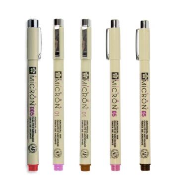 Imagem de Caneta Nankin Sakura Pigma Micron Coloridas Graduações