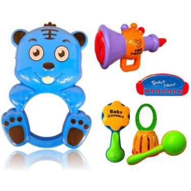 Imagem de Chocalho sensorial 6 peças 1º Infância brinquedo para bebê de 06- 24 m