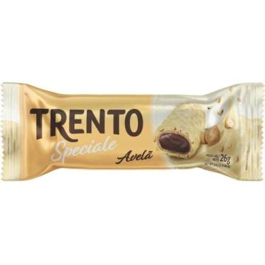 Imagem de Kit c/ 4 Chocolate Trento Speciale Avela Branco 26g