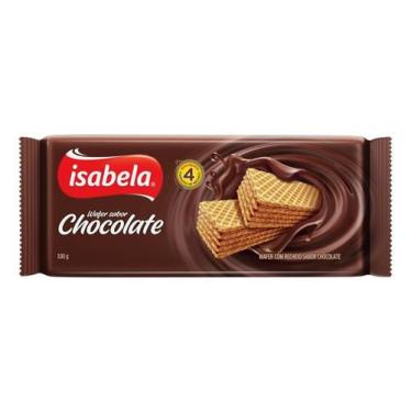 Imagem de Kit c/ 4 Biscoito Wafer Recheio Chocolate Isabela