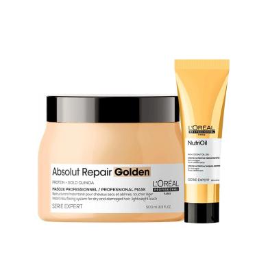 Imagem de Kit Gold Quinoa Máscara, e Oil Reparador - L'Oréal