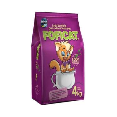 Imagem de Areia Sanitária Alfa Pet Foficat para Gatos 4Kg
