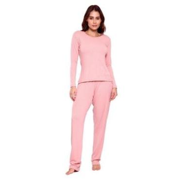 Imagem de Conjunto de Pijama Frio Inverno ALgodão Liz Feminino Cor:;Tamanho:M;Genero:Feminino-Feminino