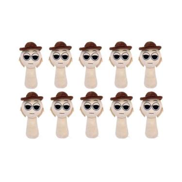 Imagem de Bonecas de Pelúcia Sprunki - 10 Peças com Design de Desenhos Animados 