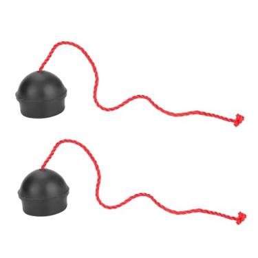 Imagem de 2pcs de Borracha Vermelha, Robustez Bilhar Piscina Suportes de Giz, Fácil de Pendurar Com Cordão para Sinuca Piscina (Preto)
