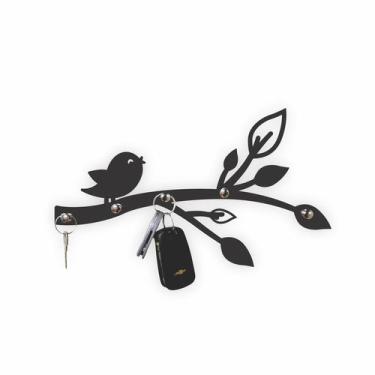 Imagem de Porta Chaves Pássaro criativo - Dema Madeiras