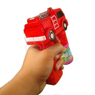 Imagem de Caminhão Bombeiro Bolhudo Bolhas Sabão Infantil Vermelho 2
