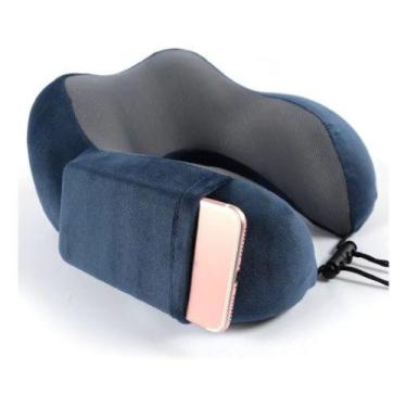 Imagem de Almofada Nasa Travesseiro Pescoço Viagem Com Fecho Ajustável - Vijodi,