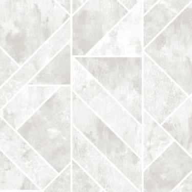 Imagem de Papel De Parede Colorkey Geométrico Bege E Branco Col1006