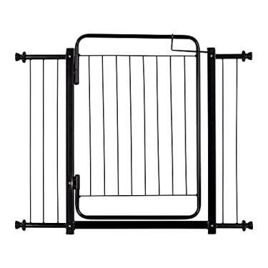 Imagem de Portão Grade de Proteção Tamanho Ajustável de 94 até 99 cm Segurança Cachorro Pets Bebe Crianças Porta Vãos - Acompanha Extensores