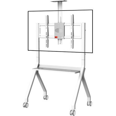 Imagem de Suporte De Quadro Inteligente Para Quadro Branco Inteligente De 42-75 Polegadas, Suporte De Tv De Chão Com Quatro Rodas Bloqueáveis, C, 42~75INCH