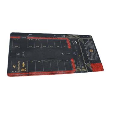 Imagem de Kokiya Tapete de estacionamento 1/64 30 cm x 60 cm, dobrável, layout de vitrine de mesa, antiderrapante, pad de brinquedo de garagem para crianças e