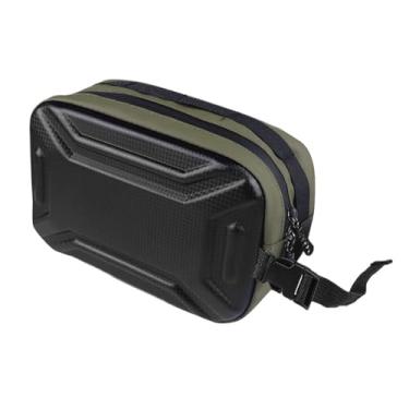 Imagem de kowaku Bolsa de armazenamento para quadro dianteiro de bicicleta 3L, portátil, resistente ao desgaste, à prova d'água, bolsa para guidão de bicicleta, Verde