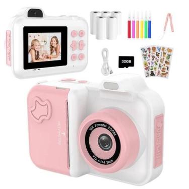 Imagem de Câmera Digital Infantil Com Impressão Instantânea, Câmera De Impressão