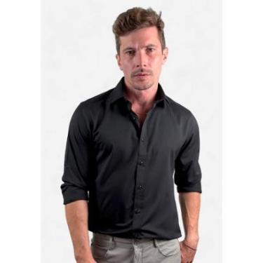 Imagem de Camisa Social Fibra de Bambu La'Oase Slim Manga Longa Masculino-Masculino