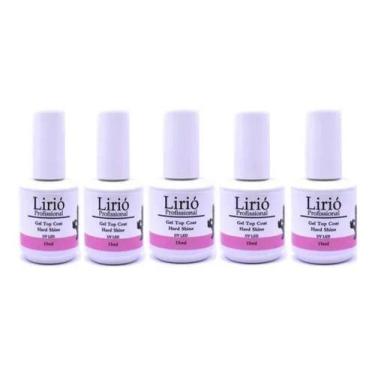 Imagem de Kit Top Coat Lirió Kit 5 Unidades Durabilidade Unhas De Gel - oem