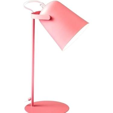 Imagem de Lâmpada De Mesa, Lâmpada De Estação Plug-in, Acrílico De Ferro Forjado, Cabeça De Lâmpada E27, Sem Fonte De Luz, 110-220v, Cabeça De Lâmpada Ajustável, Interruptor, Red