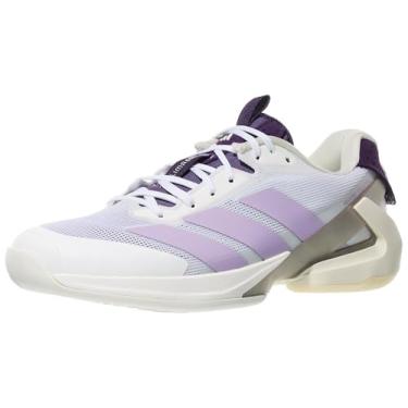 Imagem de adidas Tênis feminino Ftwwht/Powplu/Aurplu Adizero Ubersonic 5 W NM FTWR whitePowder Aurora Plum 38 EUA, Branco/ameixa em pó/ameixa aurora, 11 Wide
