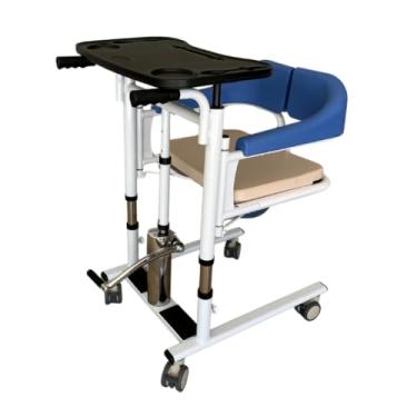 Imagem de Cadeira de Transferência para Banho e Apoio - Compacta, Leve e Confortável Winner.Med Cadeira de Transporte com Elevação Hidráulica para Pacientes Acamados